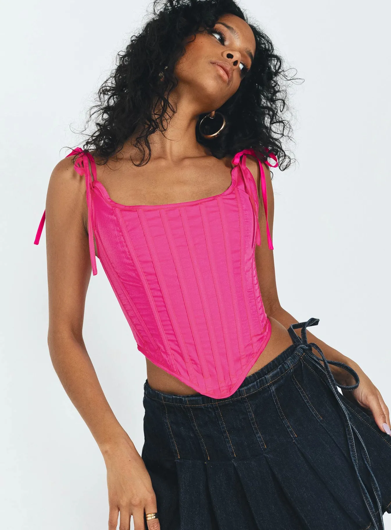 Princess Polly Kiernan Top Pink Discount