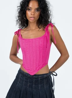 Princess Polly Kiernan Top Pink Discount
