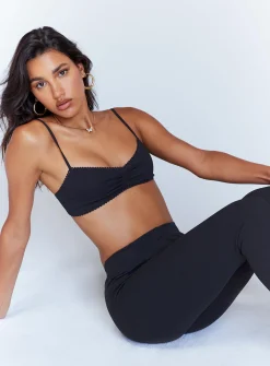 Princess Polly Kiki Bralette  Black Discount
