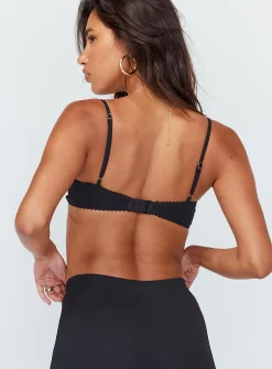 Princess Polly Kiki Bralette  Black Discount
