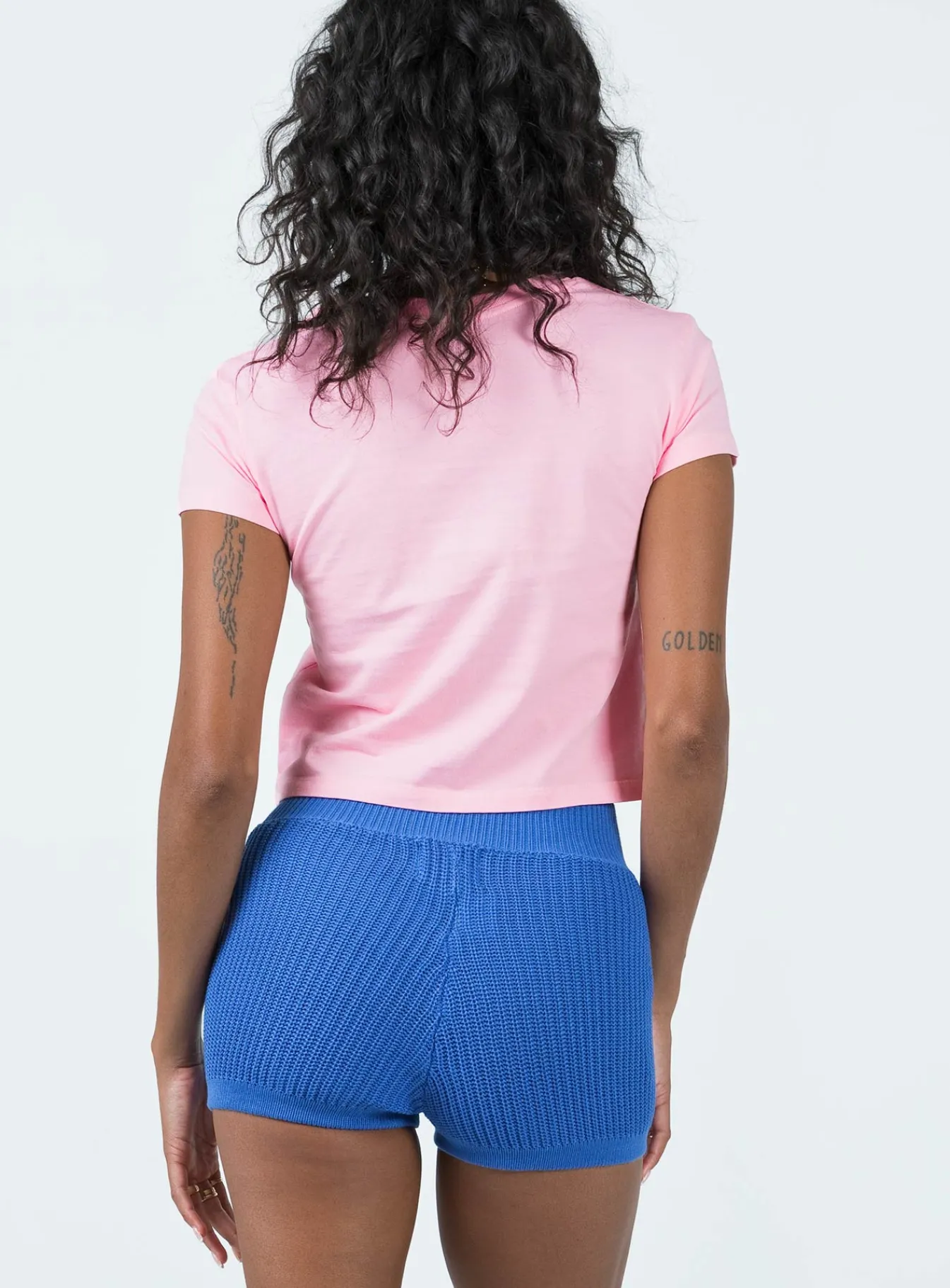 Princess Polly Kiki Shorts Blue Shop