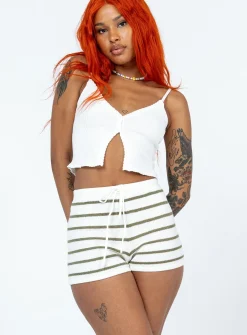 Princess Polly Kimah Shorts  White Online