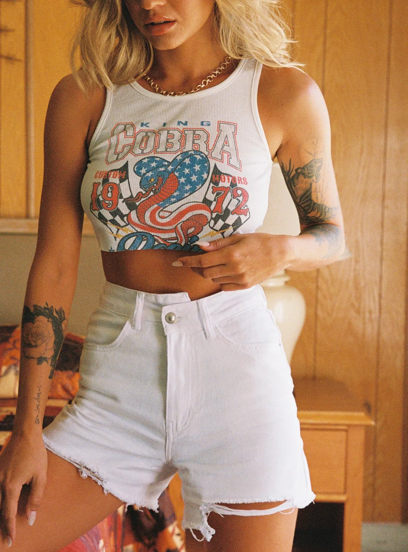 Princess Polly King Cobra Tank White Best