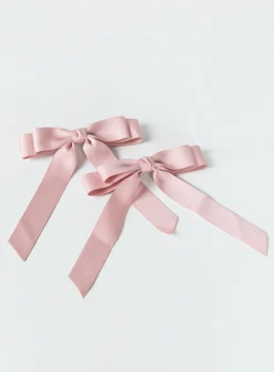 Princess Polly Kinski Hair Bow Pack Pink Hot