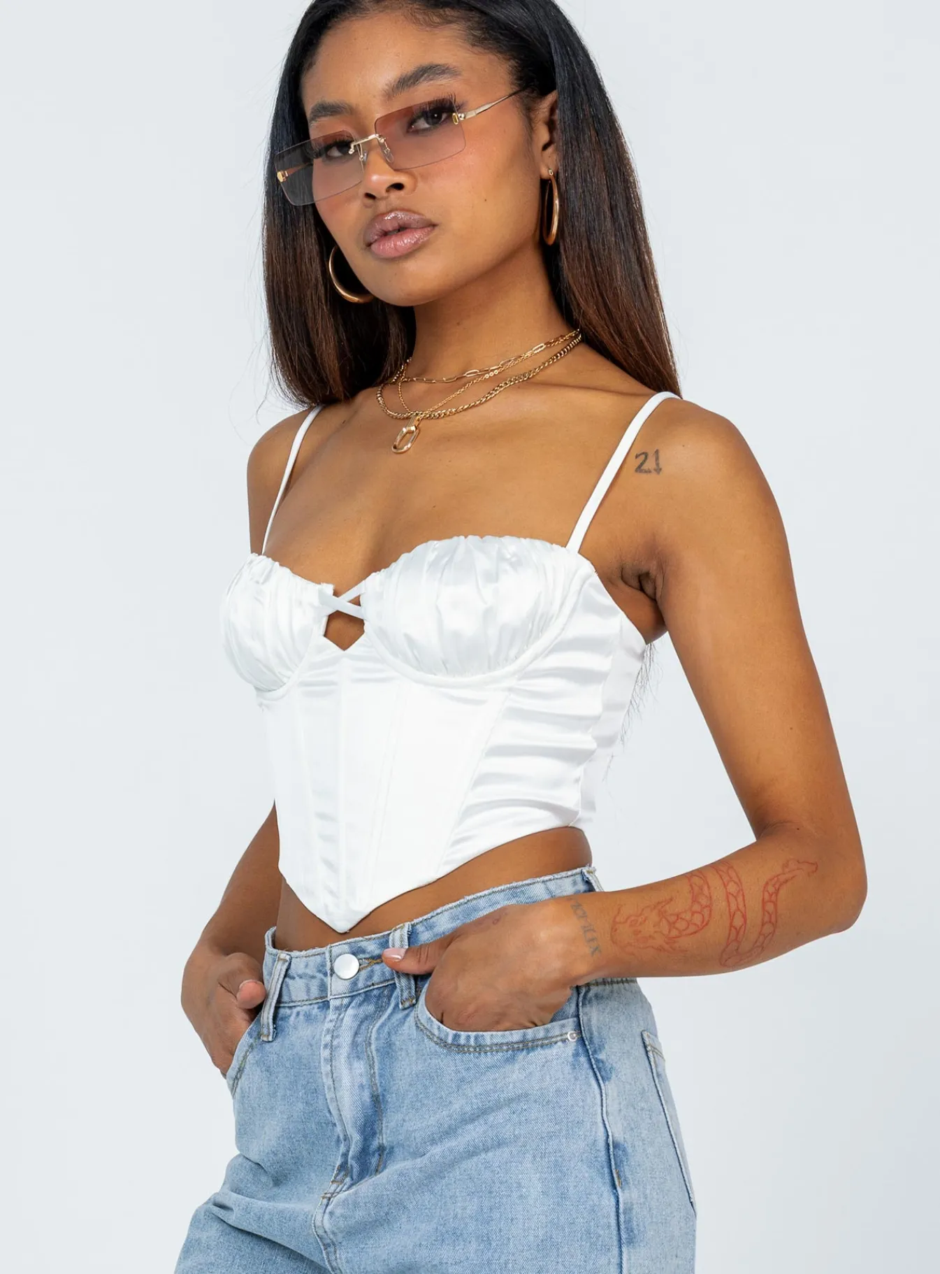 Princess Polly Kirby Top White Cheap