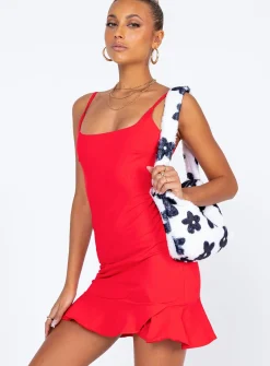 Princess Polly Kiribati Mini Dress Red Clearance