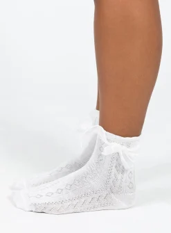 Princess Polly Kirk Socks White Online