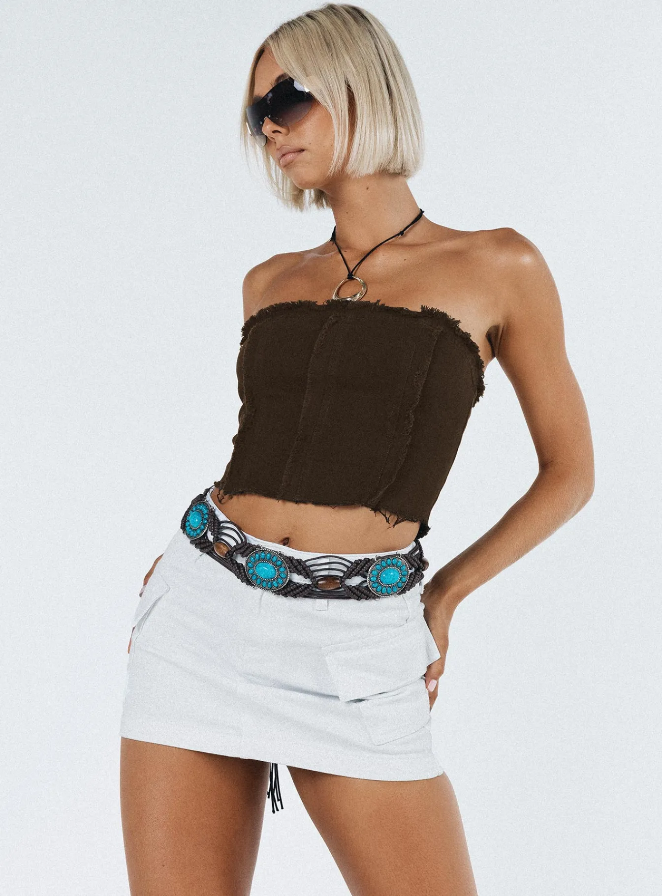 Princess Polly Kirky Belt Brown Shop
