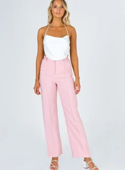 Princess Polly Kirstyn Pants Pink Discount
