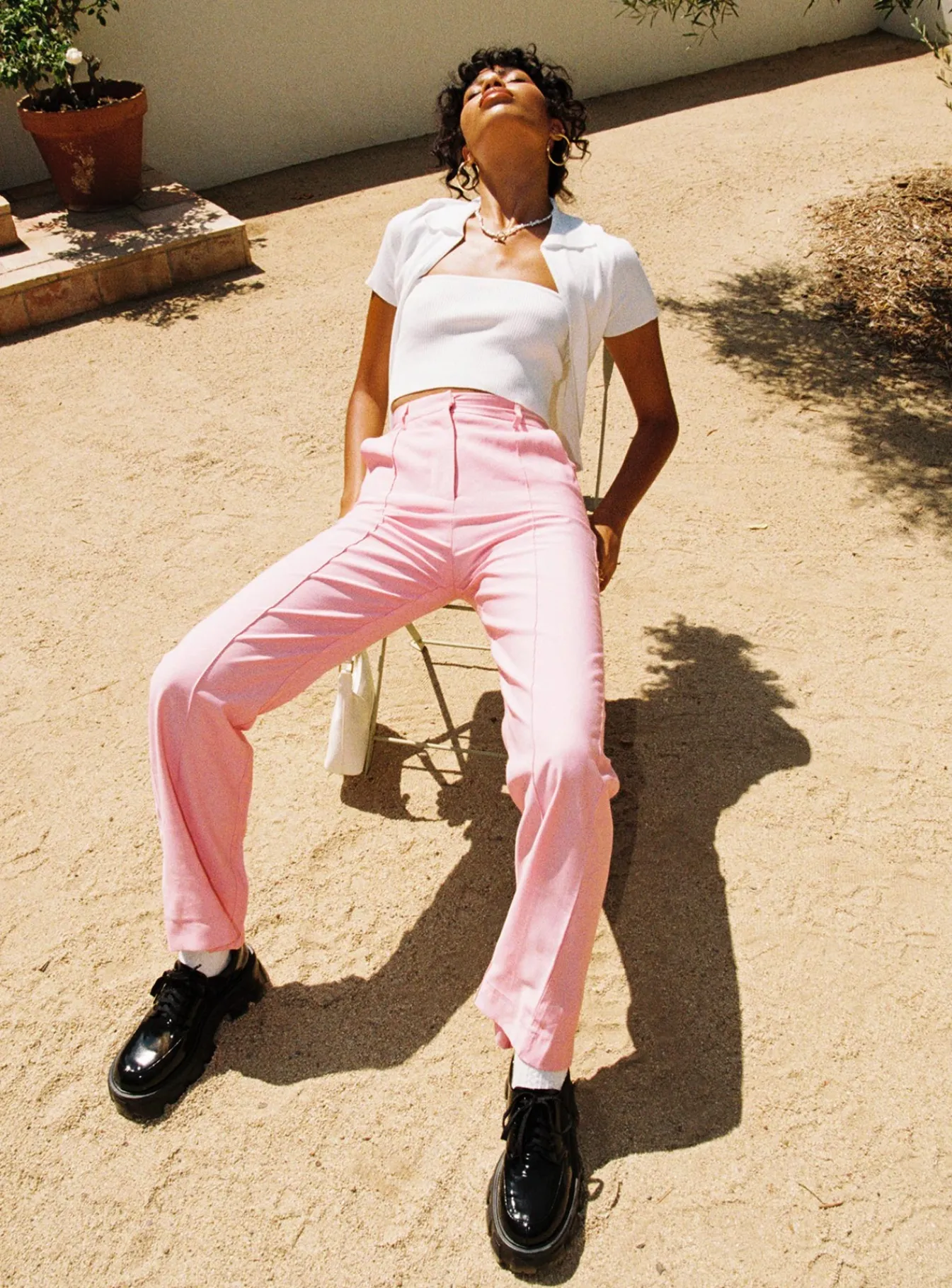 Princess Polly Kirstyn Pants Pink Discount