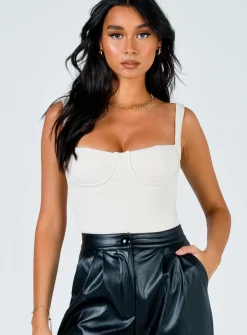 Princess Polly Kloye Bodysuit Beige Store