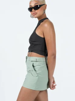 Princess Polly Knightley Cargo Mini Skirt Khaki Best Sale
