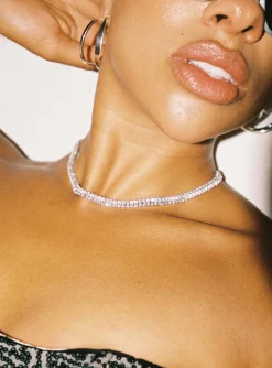Princess Polly Knowles Necklace  Silver Hot