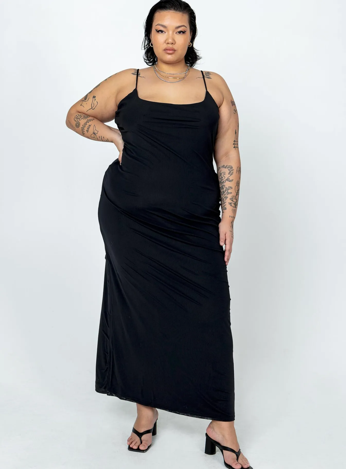 Princess Polly Knox Maxi Dresscurve Black Store