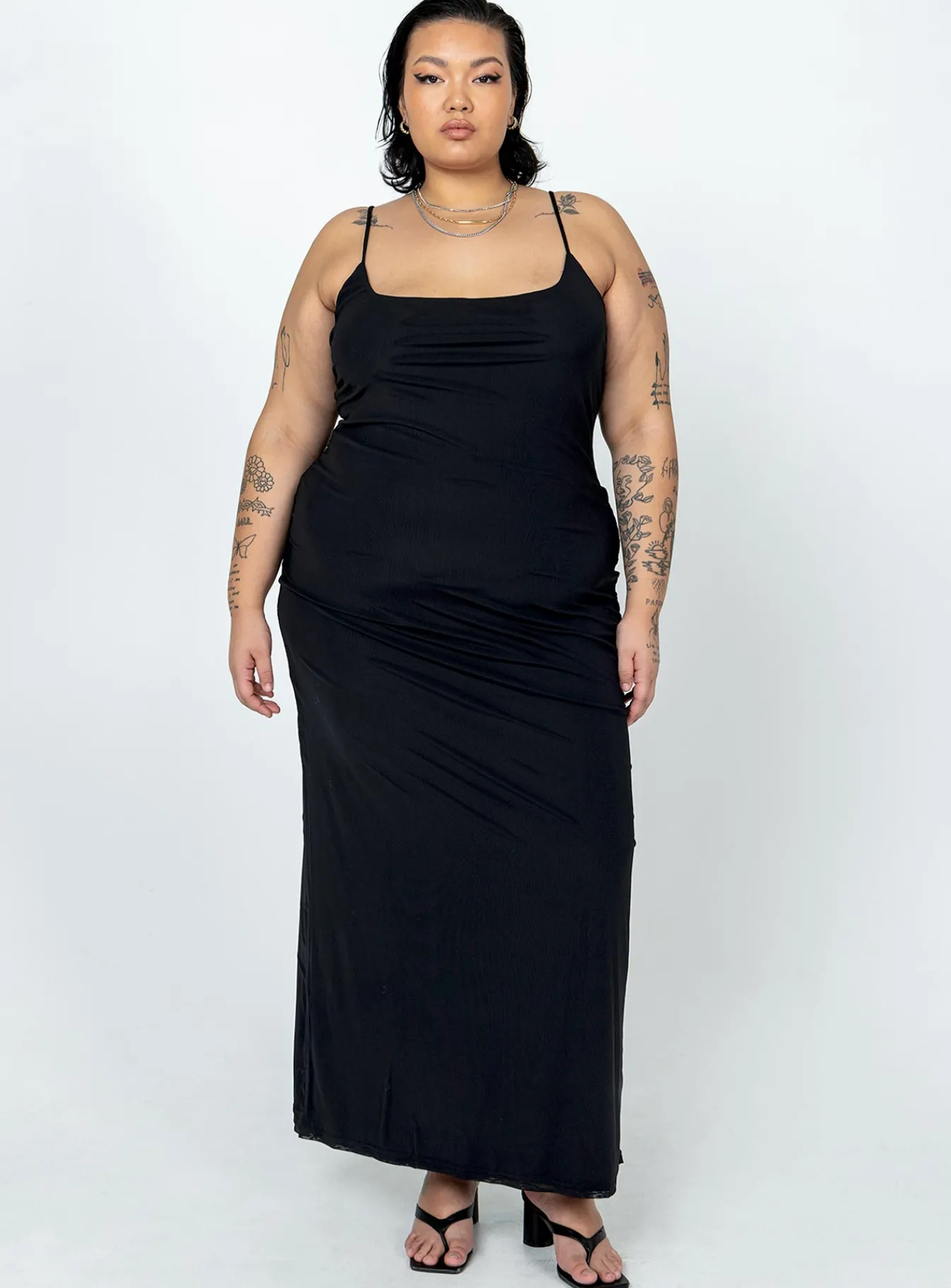 Princess Polly Knox Maxi Dresscurve Black Store
