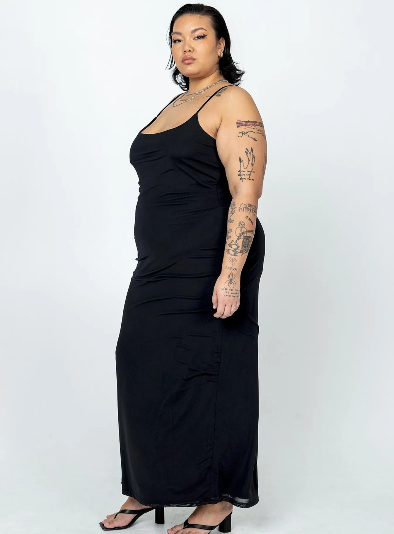 Princess Polly Knox Maxi Dresscurve Black Store