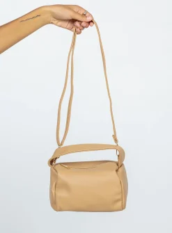 Princess Polly Knox Top Handle Bag Beige Hot