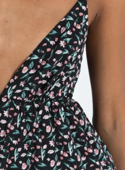 Princess Polly Koko Maxi Dress Black Floral Flash Sale
