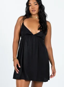 Princess Polly Koko Mini Dress  Black Best Sale