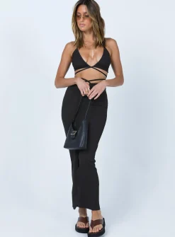 Princess Polly Korban Set  Black New