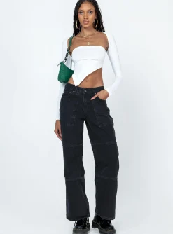 Princess Polly Koslo Bolero Top  White Hot