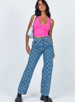 Princess Polly Kourtney Top  Pink Clearance
