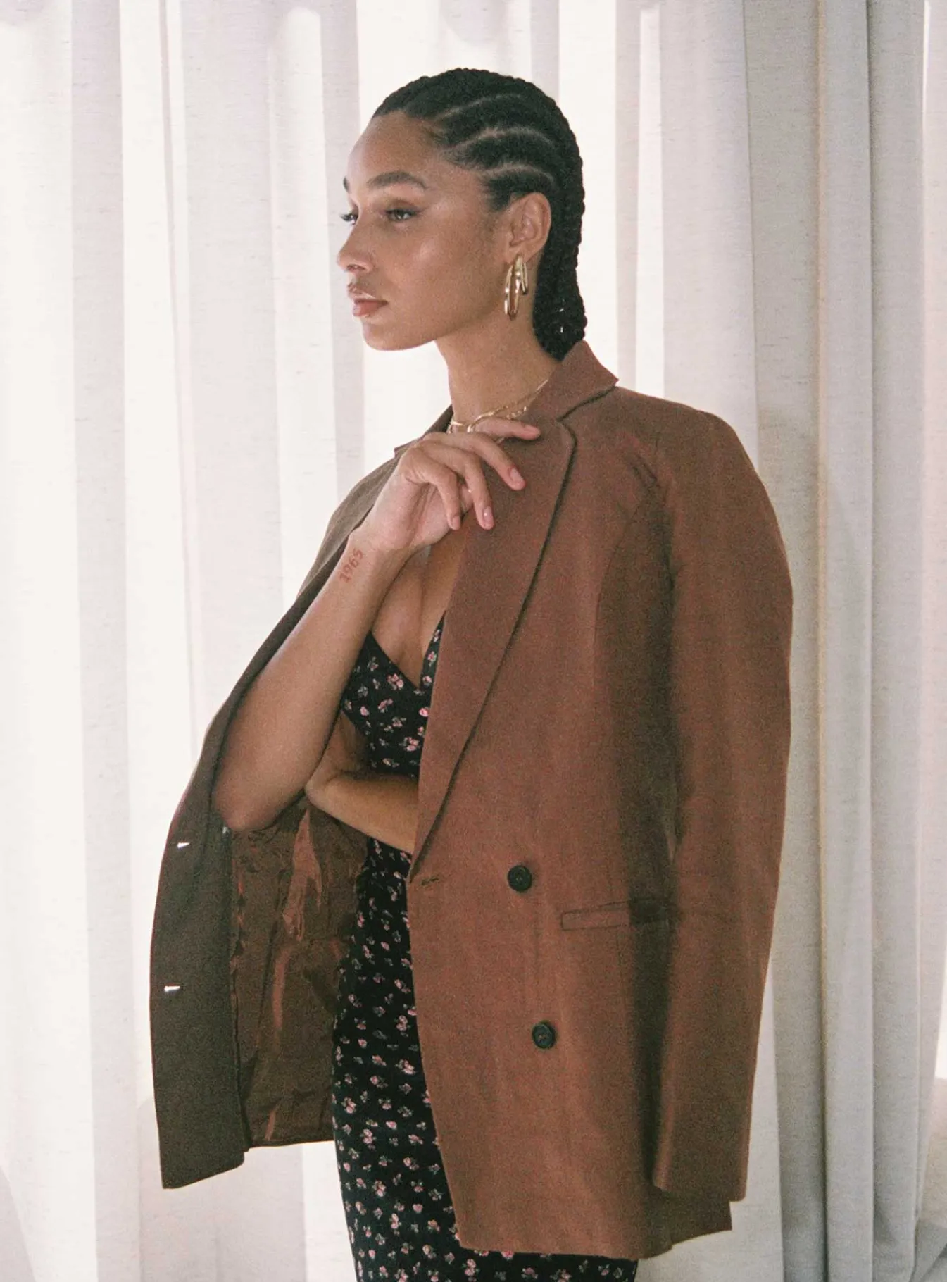 Princess Polly La Quinta Blazer Brown Discount