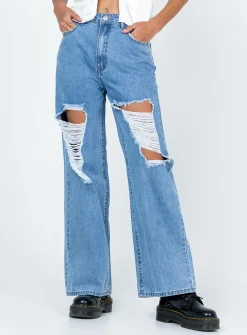 Princess Polly Laguna Wide Legjeans   Denim Outlet