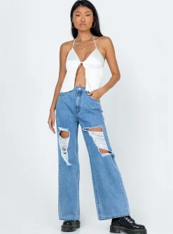 Princess Polly Laguna Wide Legjeans   Denim Outlet
