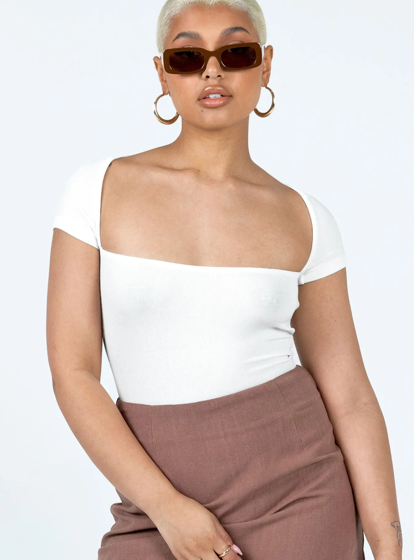 Princess Polly Langley Bodysuit White Store