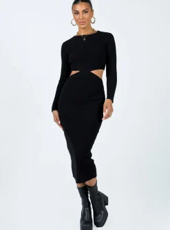 Princess Polly Languara Maxi Dress  Black Best