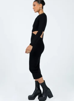 Princess Polly Languara Maxi Dress  Black Best
