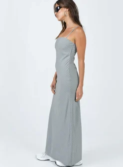 Princess Polly Lania Midi Dress Grey Store