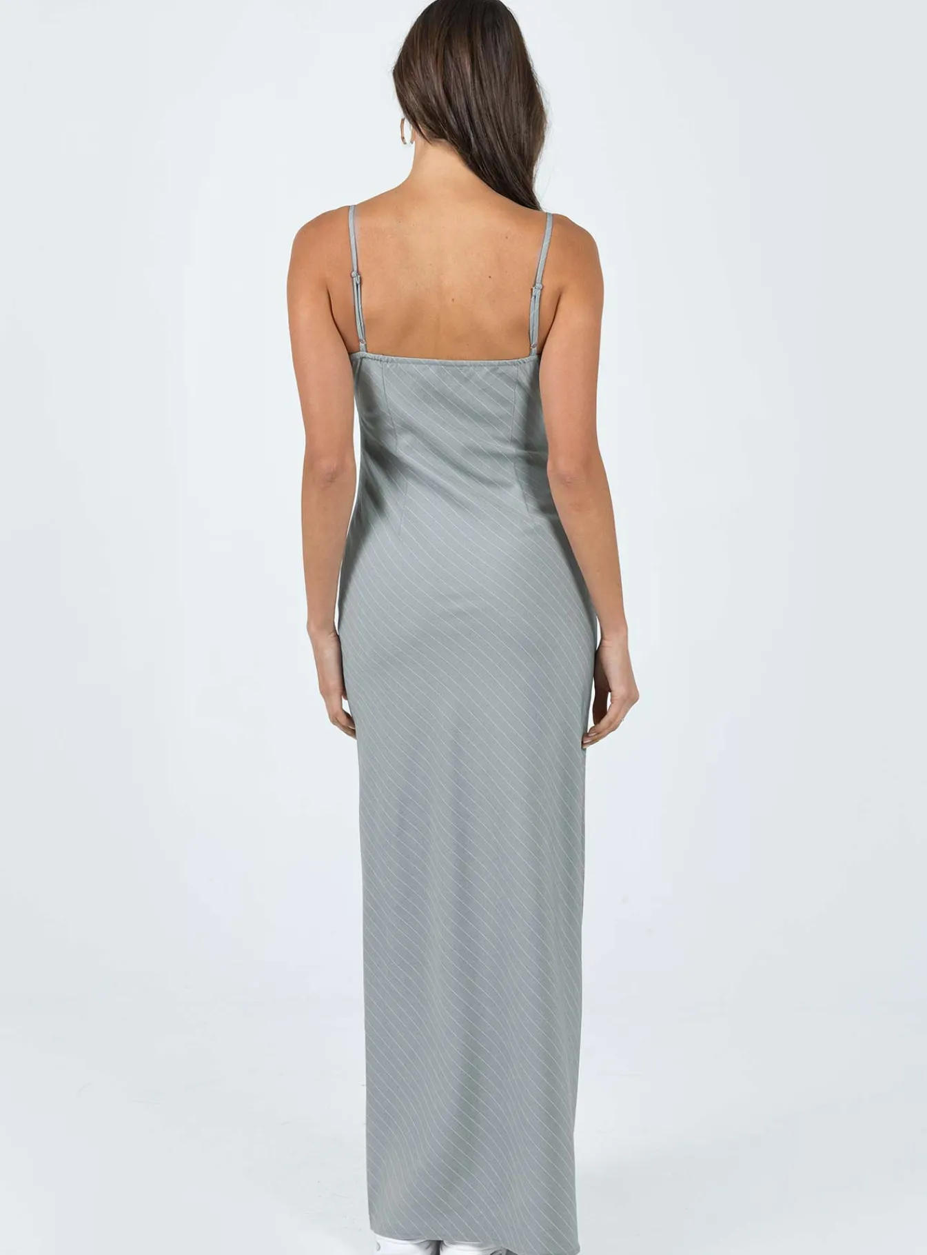 Princess Polly Lania Midi Dress Grey Store