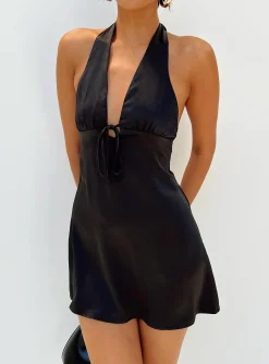 Princess Polly Lanier Mini Dress  Black Fashion