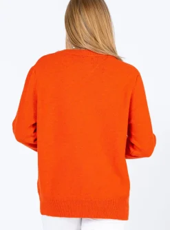 Princess Polly Larissa Sweater Orange Store