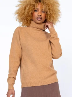 Princess Polly Larissa Sweater  Brown Sale