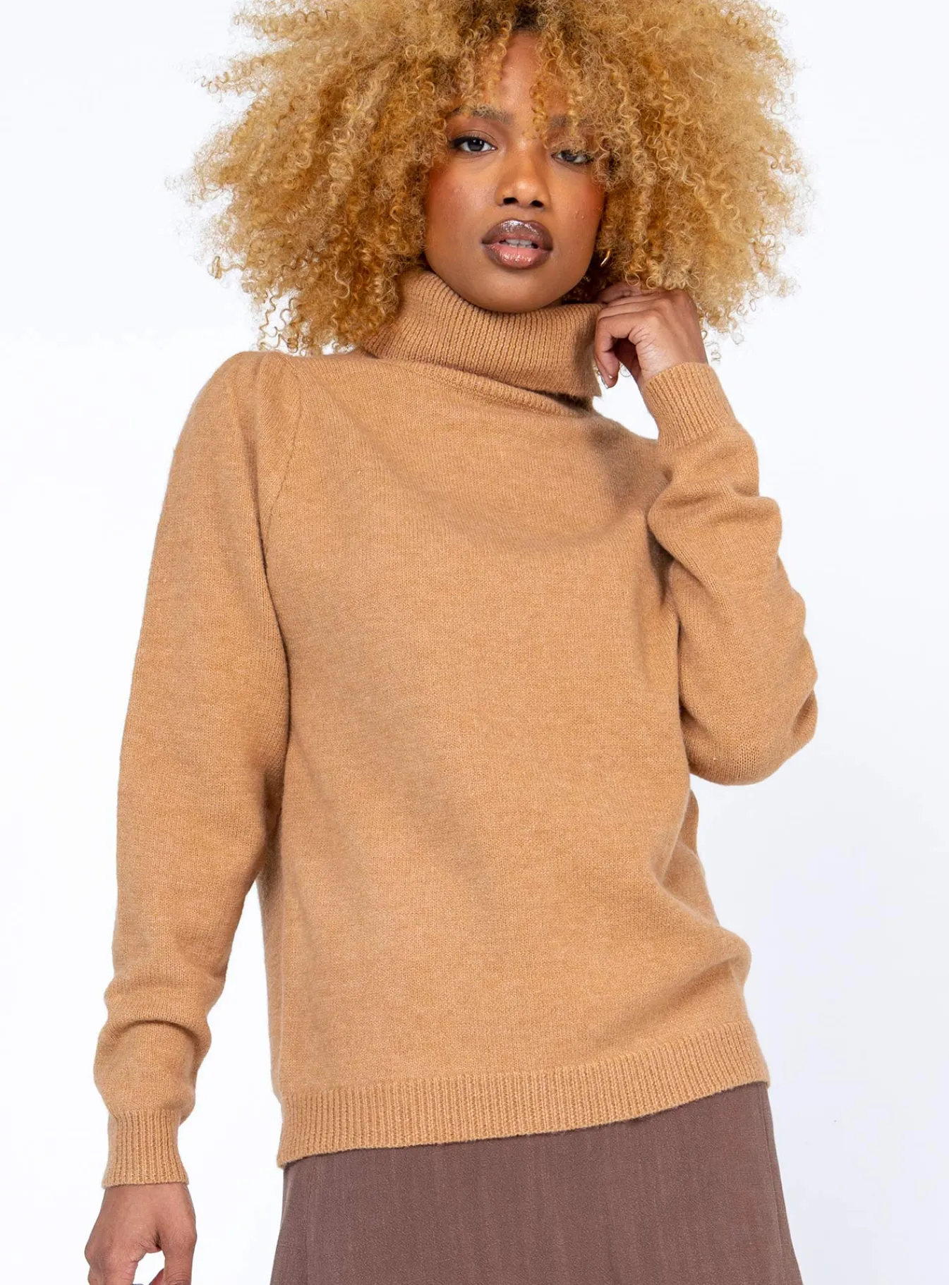 Princess Polly Larissa Sweater Brown Sale