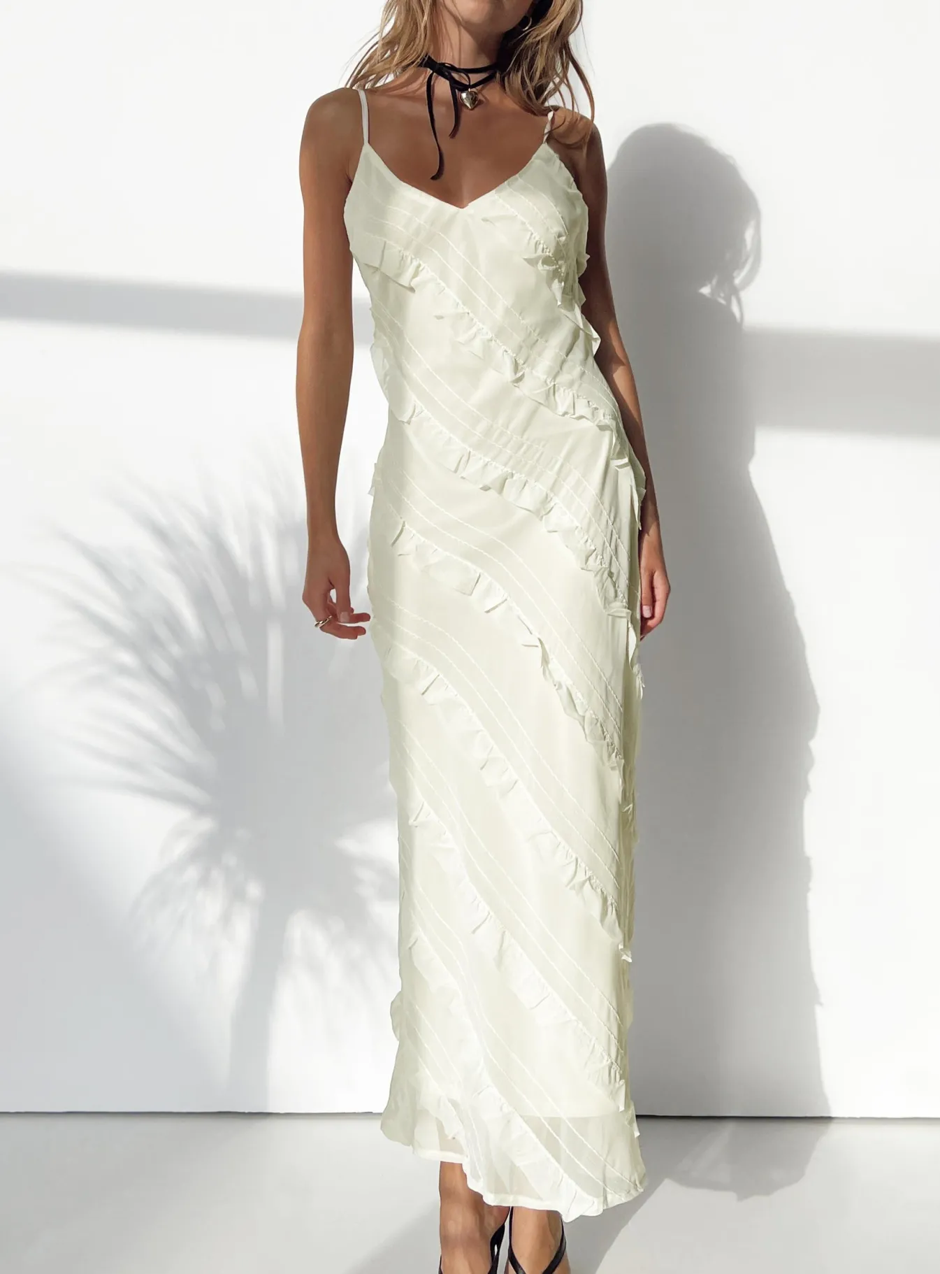 Princess Polly Lars Maxi Dress Yellow New