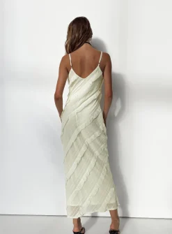 Princess Polly Lars Maxi Dress Yellow New
