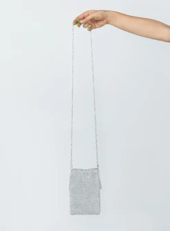 Princess Polly Larson Crossbody Mini Bag  Silver Cheap