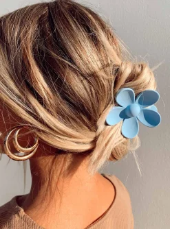 Princess Polly Last Summer Hair Clip  Blue Store