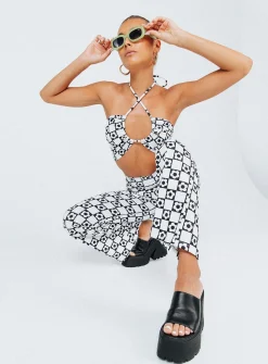 Princess Polly Latiana Set  Black / White Cheap