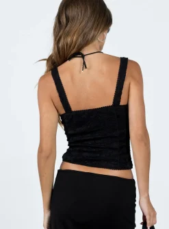 Princess Polly Lauder Toplow Impact   Black Cheap