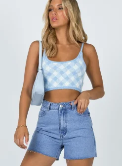 Princess Polly Laurenashorts   Midwash Denim Flash Sale