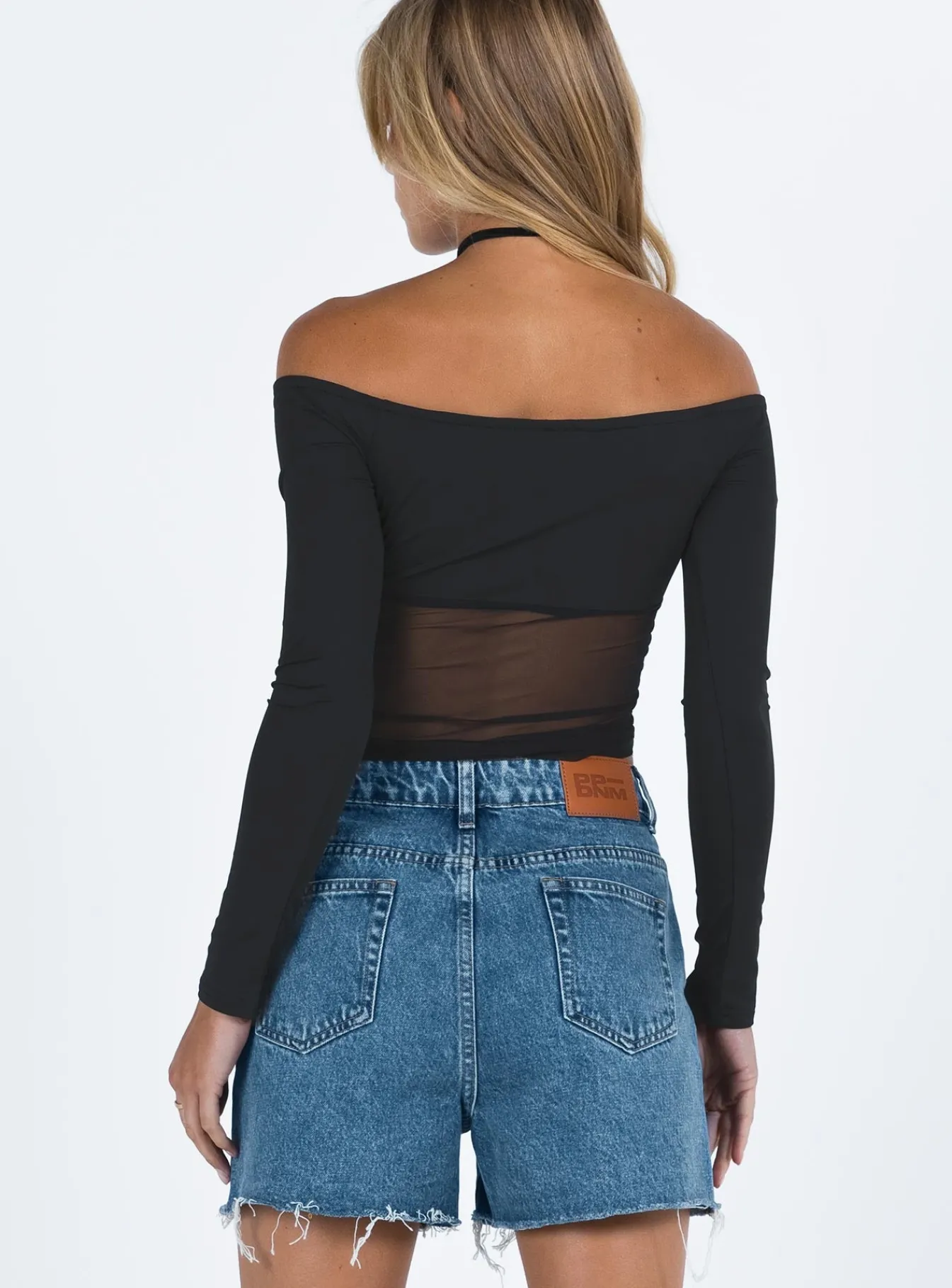 Princess Polly Laurenashorts Dark Wash Denim Shop