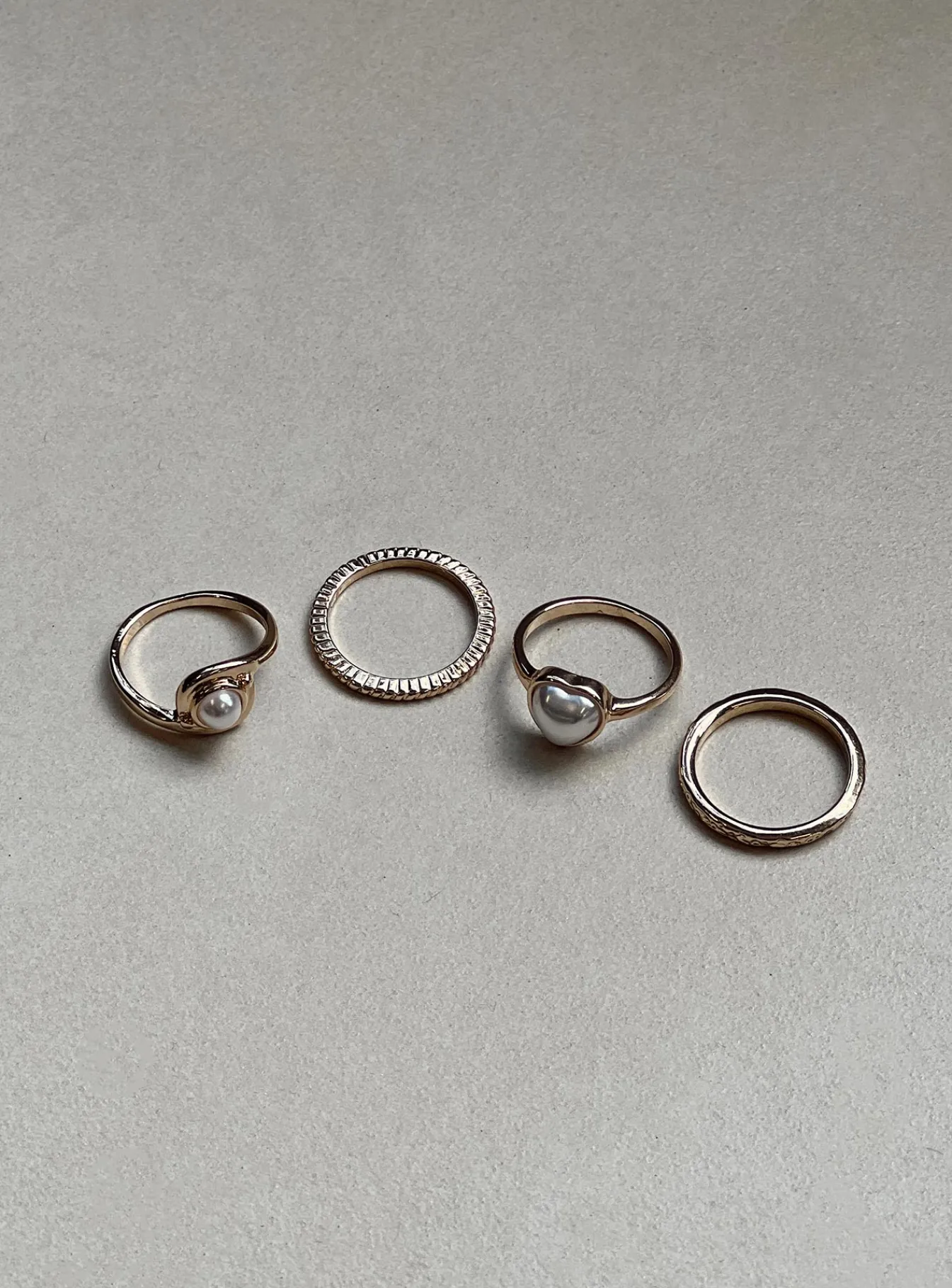Princess Polly Laurie Ring Pack Gold Best Sale