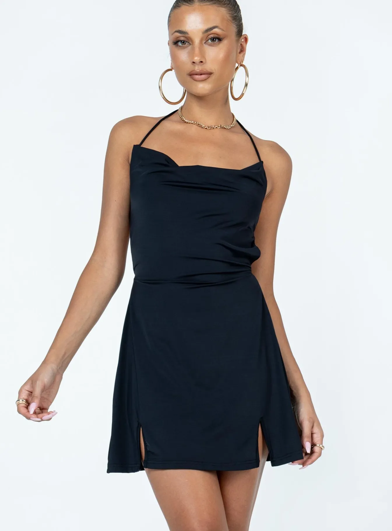 Princess Polly Layland Mini Dress Black Outlet