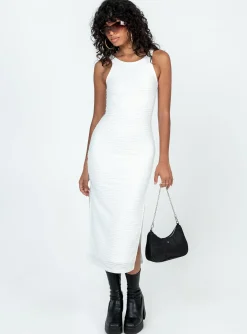 Princess Polly Lazar Midi Dress  White Fashion