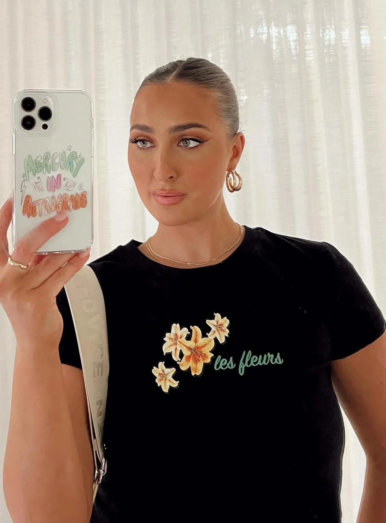 Princess Polly Le Fleurs Top Black Fashion
